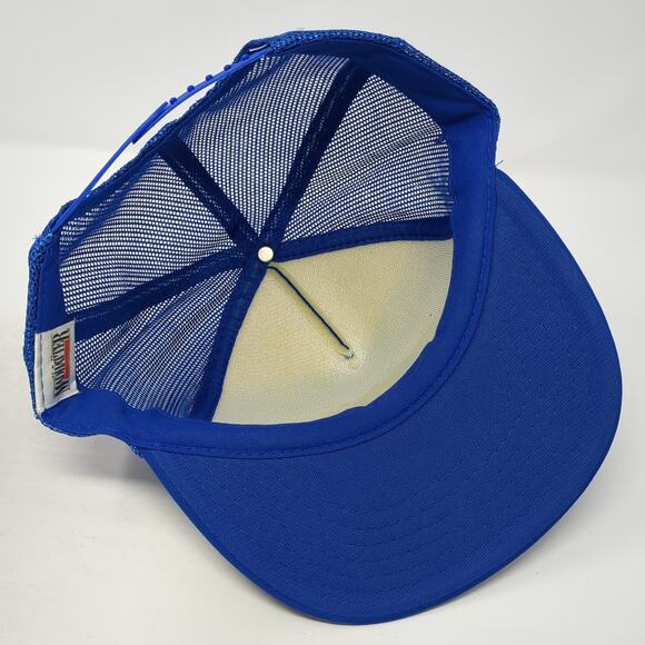 Tim Percifield Snapback Trucker Hat Blue OS Rope The Madhatter Vintage - Picture 7 of 10